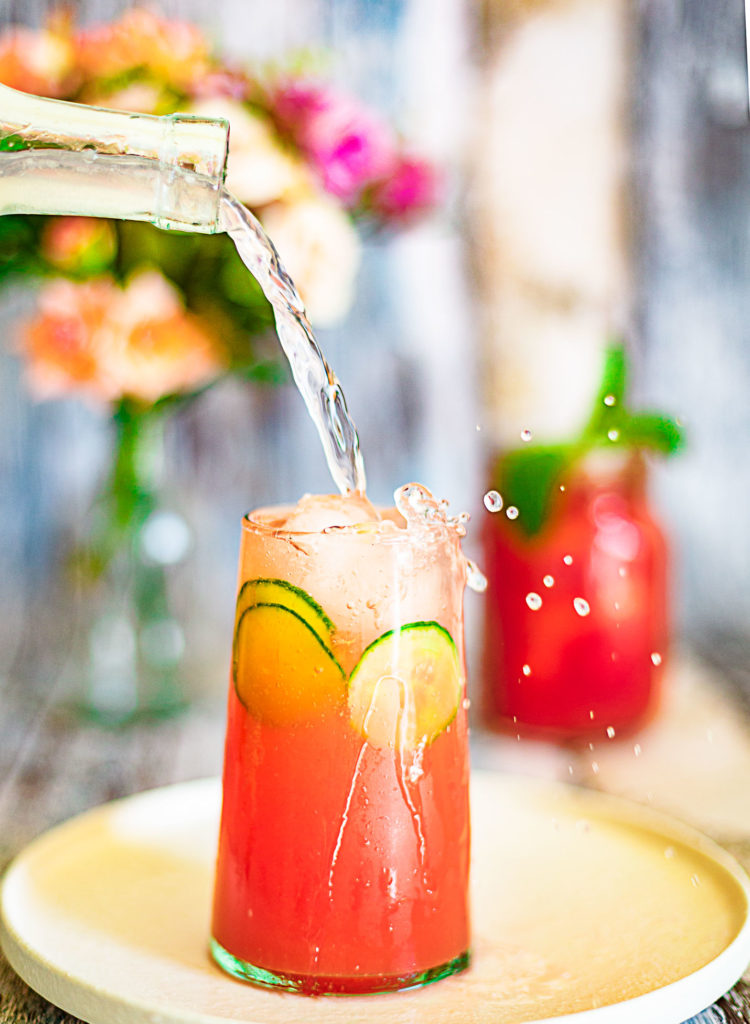 watermelon cucumber soda