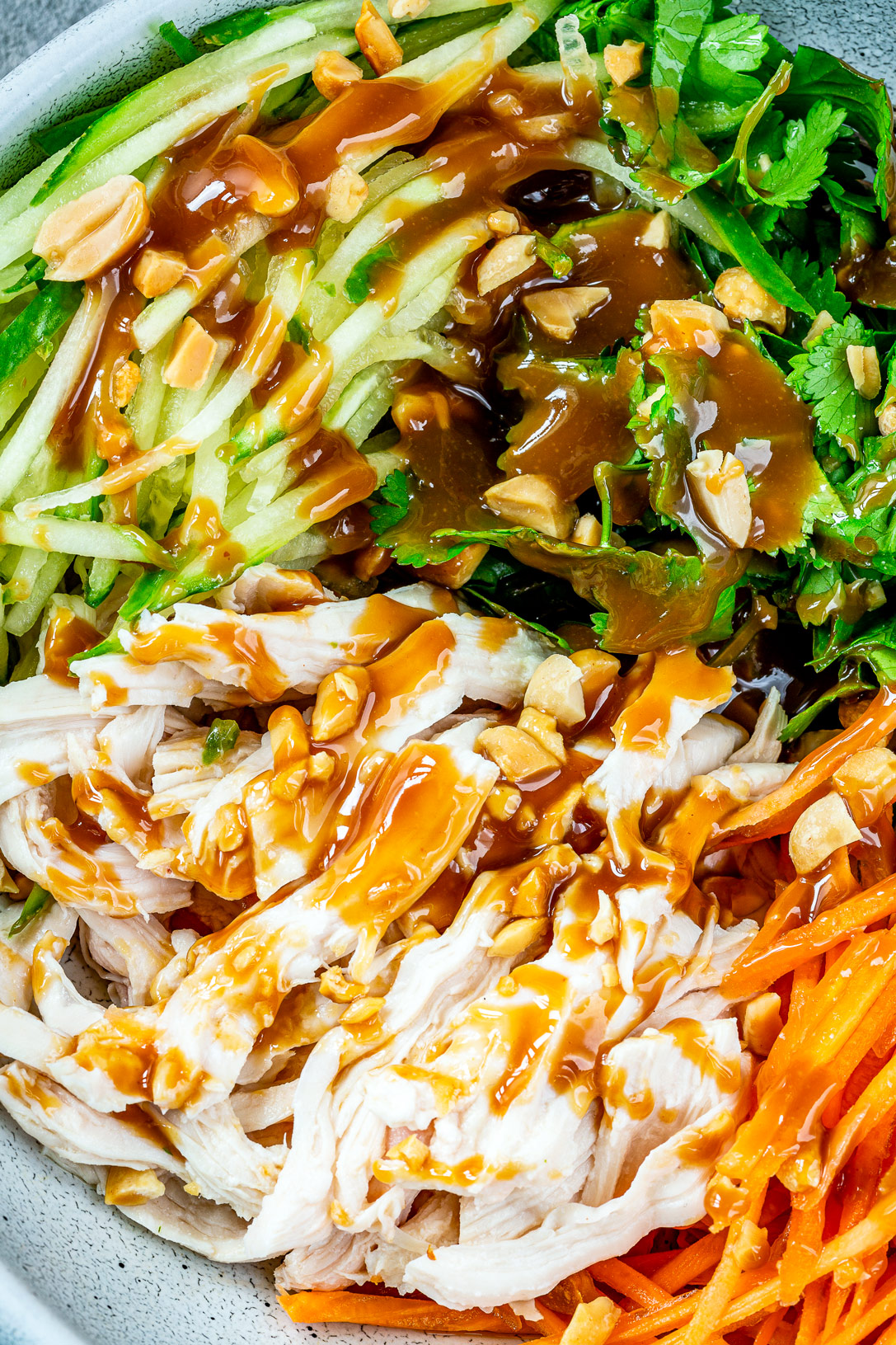 shredded chicken salad