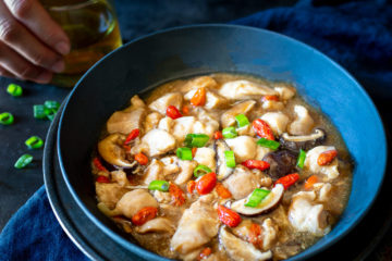Asian steamed chicken