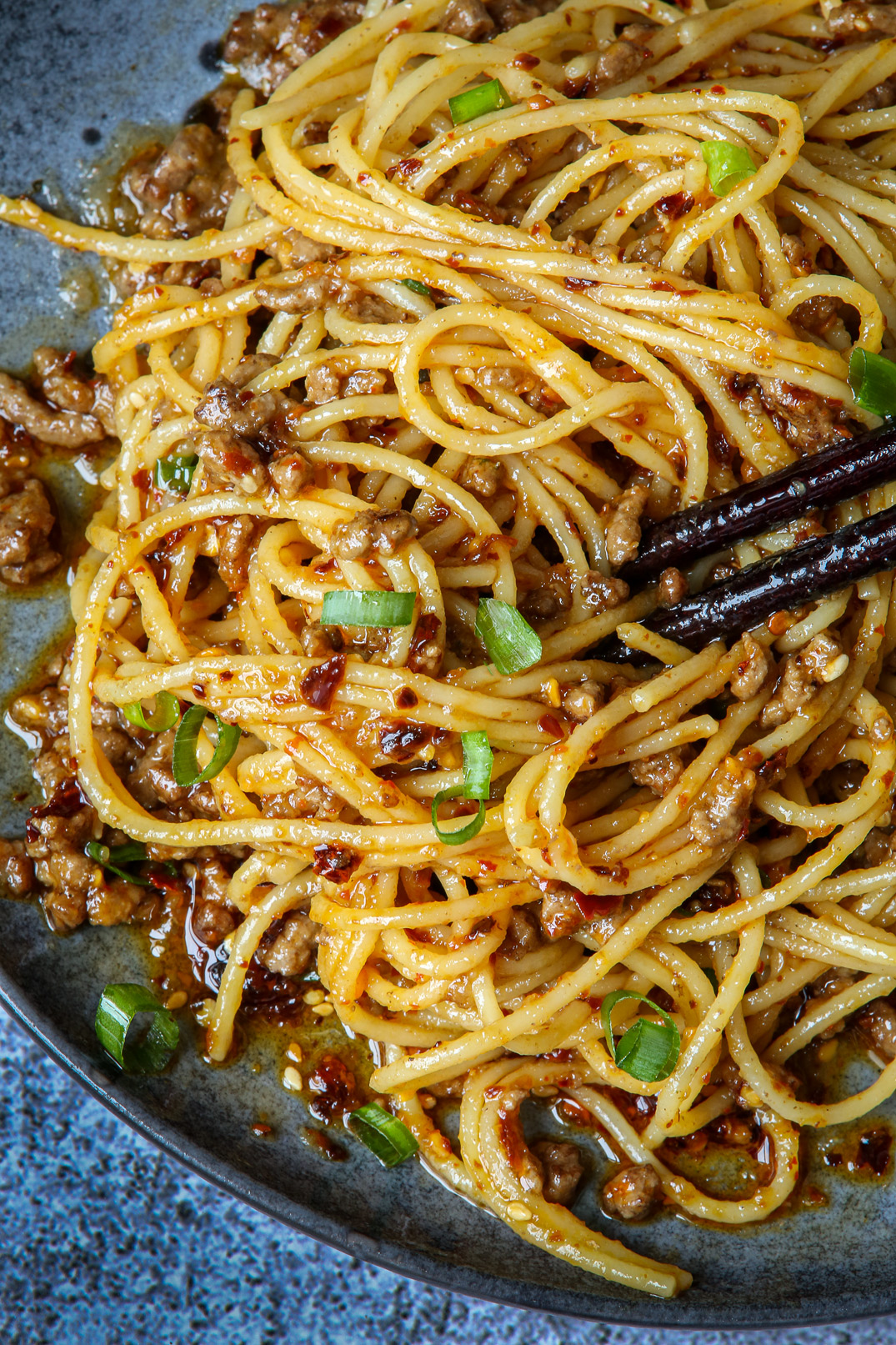 Asian Ground Beef Noodles