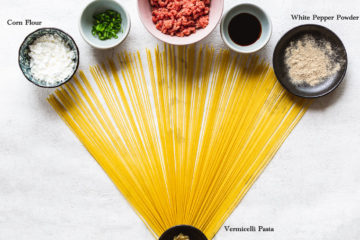 Asian Ground Beef Noodles Ingredients