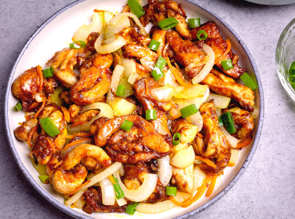 chicken thigh stir fry
