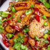 spicy potato slices Chinese stir fry