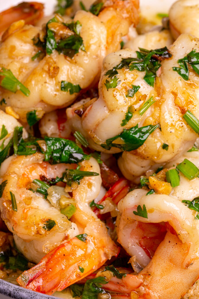 coriander Garlic Butter Prawns