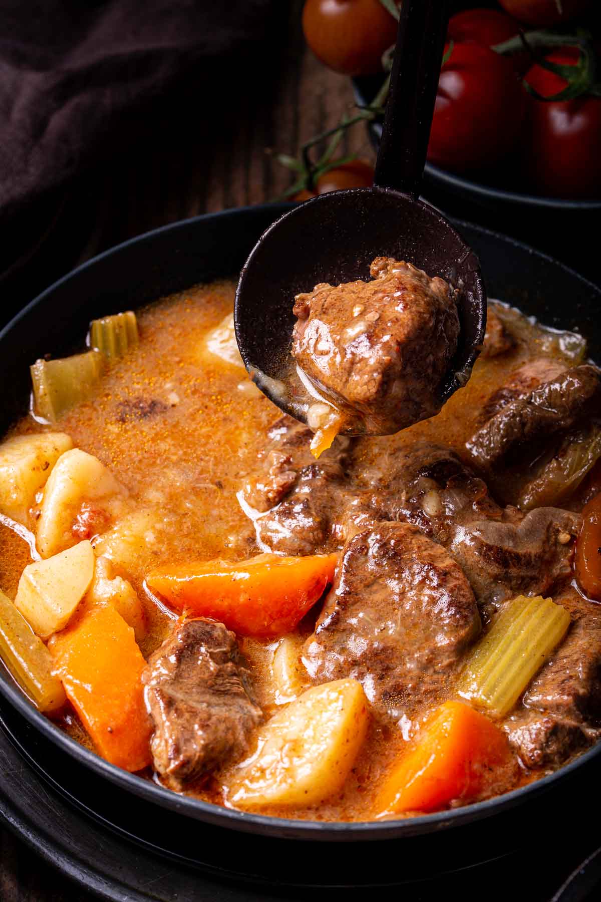 image of vegetable beef soup
