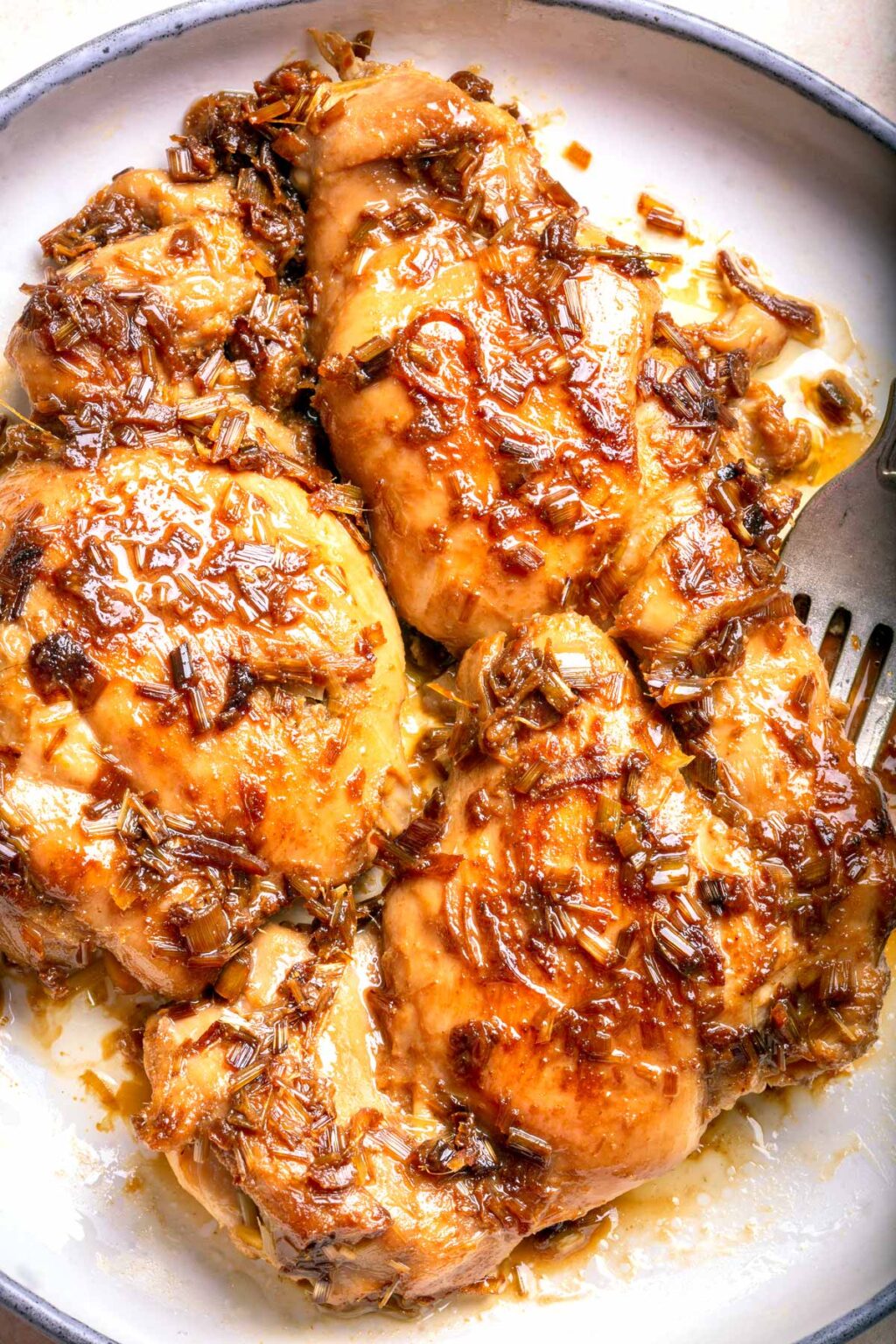 Pan Fried Lemongrass Chicken Thighs - Cooking With Lei