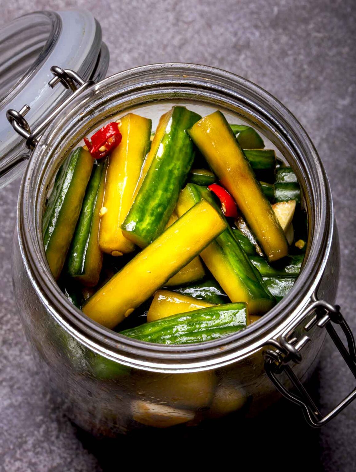 Quick Asian Pickled Cucumber - Cooking With Lei