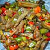 Chinese eggplant stir fry