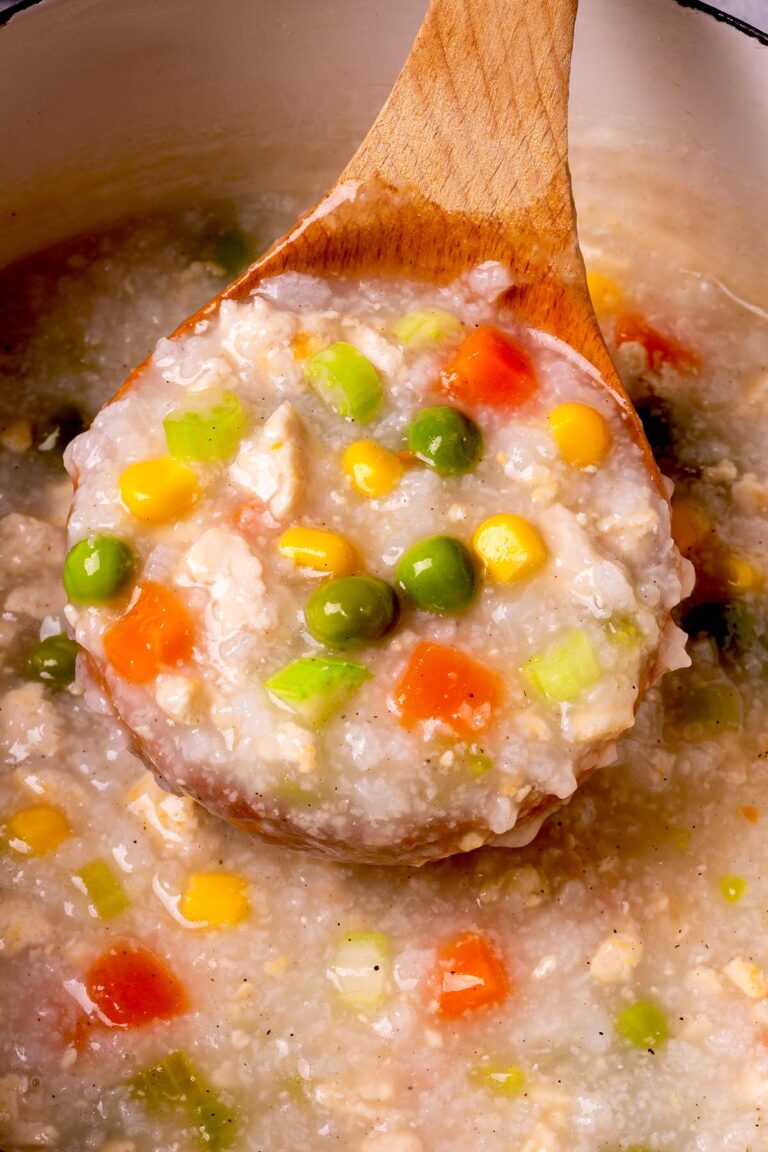 How to Make Congee - Chinese Chicken Congee - Cooking With Lei